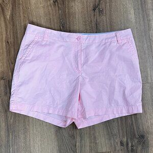 Crown & Ivy Caroline Light Pink Cotton Shorts Sz 14